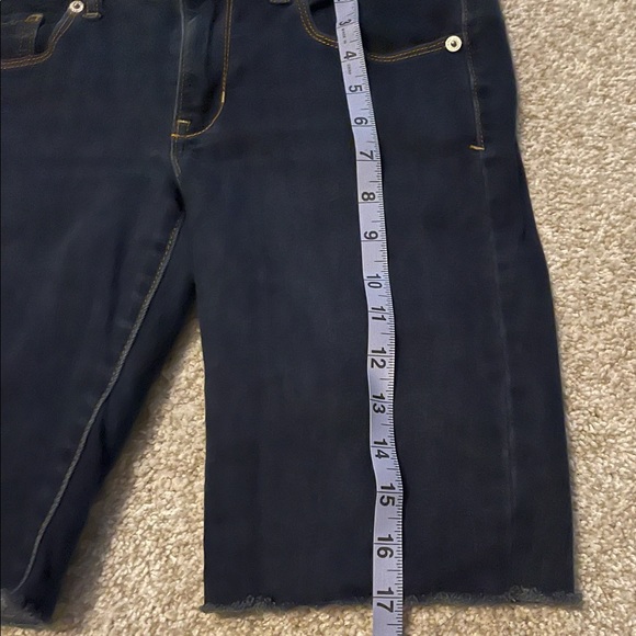 American Eagle Blue Cut Off Jean Shorts Size 6 - Picture 5 of 8